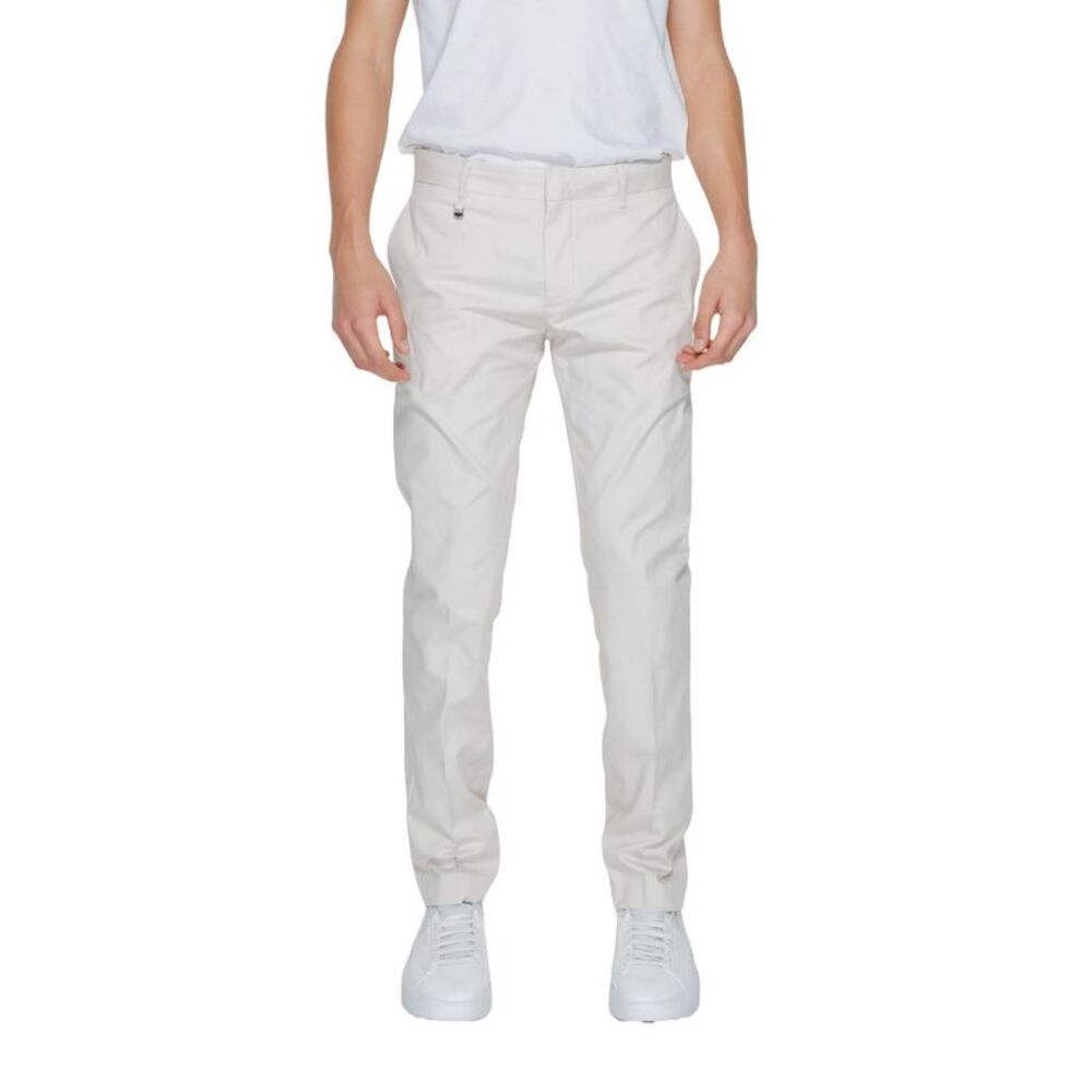 Antony Morato Beige Cotton Dress Men's Pants